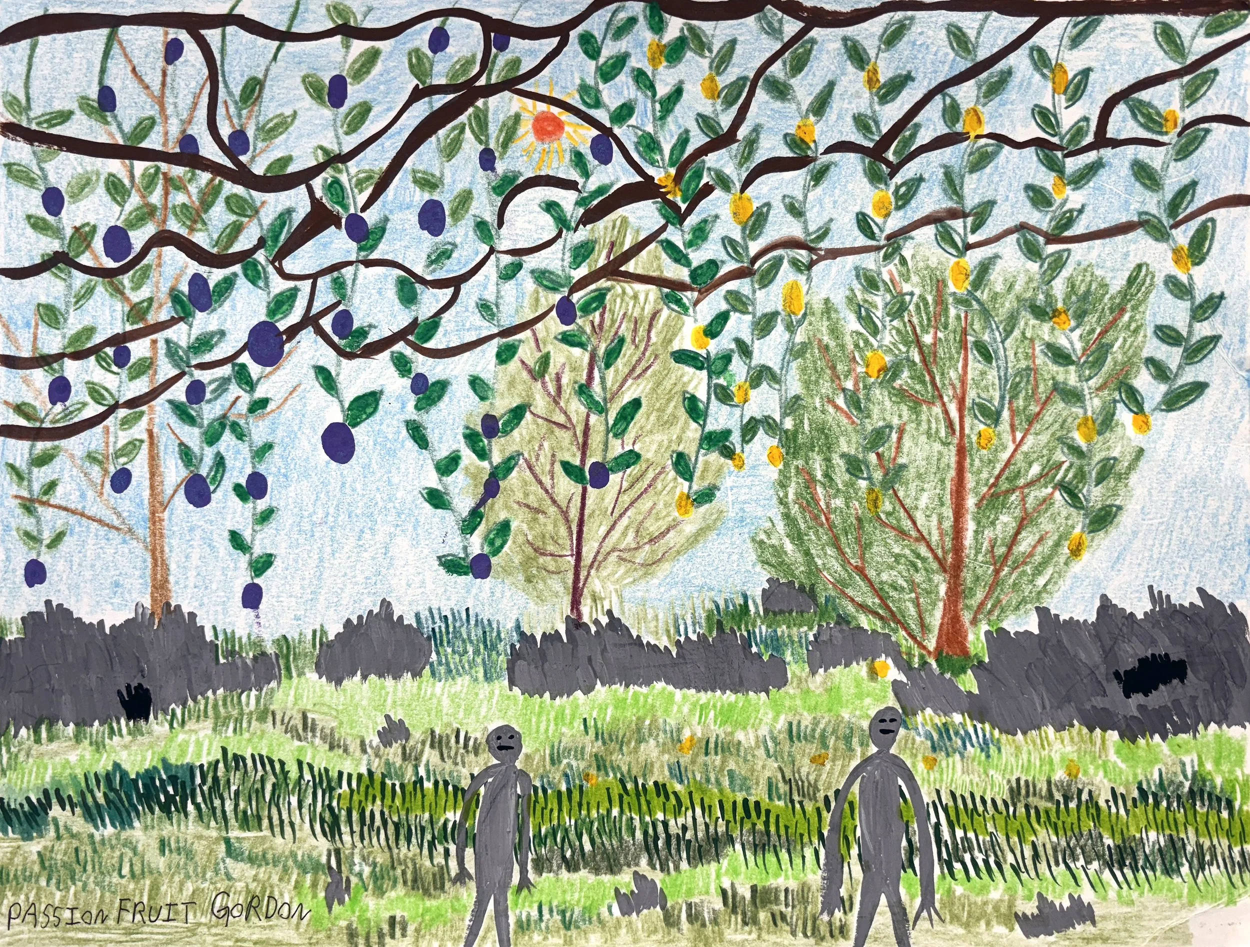 Passion Fruit Garden by Kim Bond