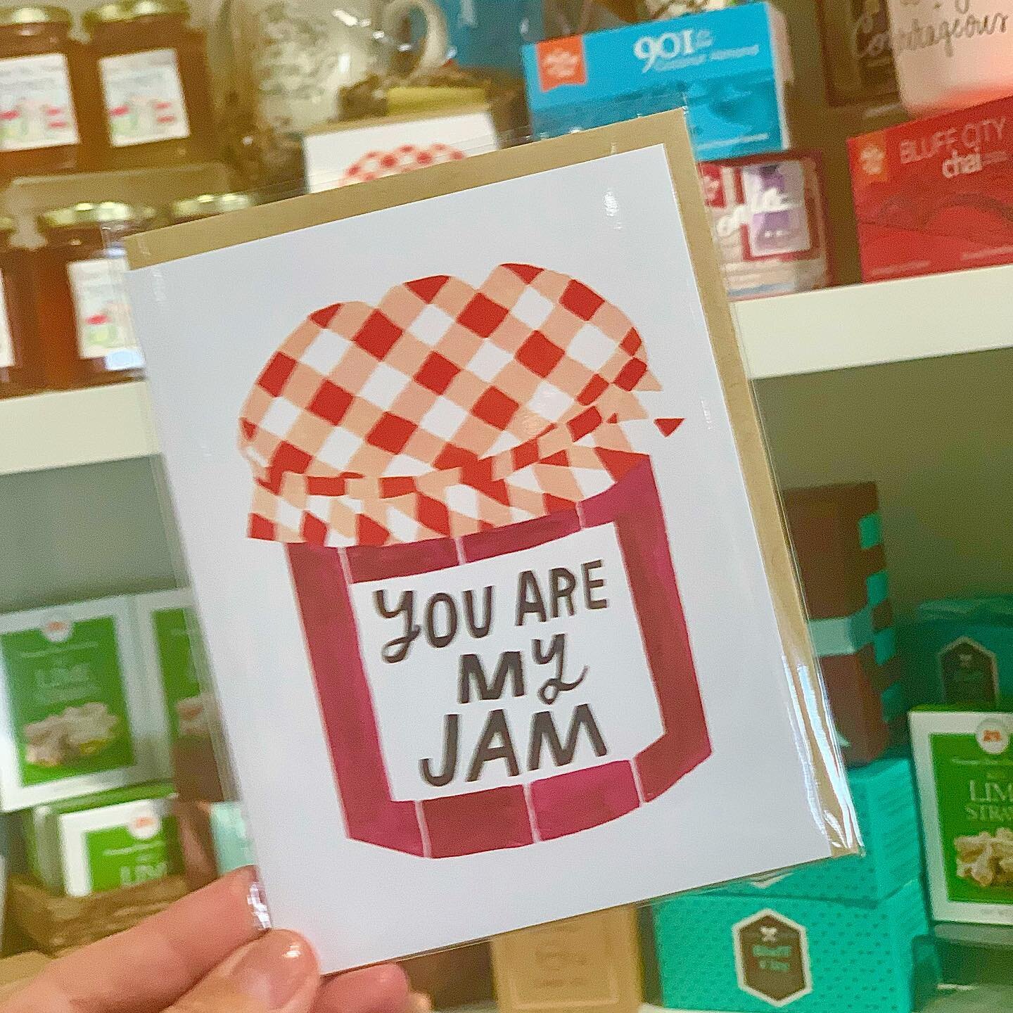You&rsquo;re my jam!!!❤️
 
901-766-6746
SUMMER Hours&hellip;
Tuesday-Saturday 11-4
Monday by Appointment

#Social #Shoplocal #901 #cards #snailmail #thoughtful