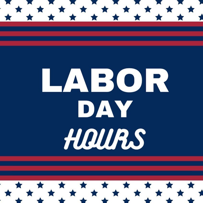 We are here until 2:00 today and look forward to seeing you again after the long weekend. Social will reopen at 11:00 Tuesday, September 5th. 

We hope everyone has a safe and Happy Labor Day weekend! ❤️🤍💙