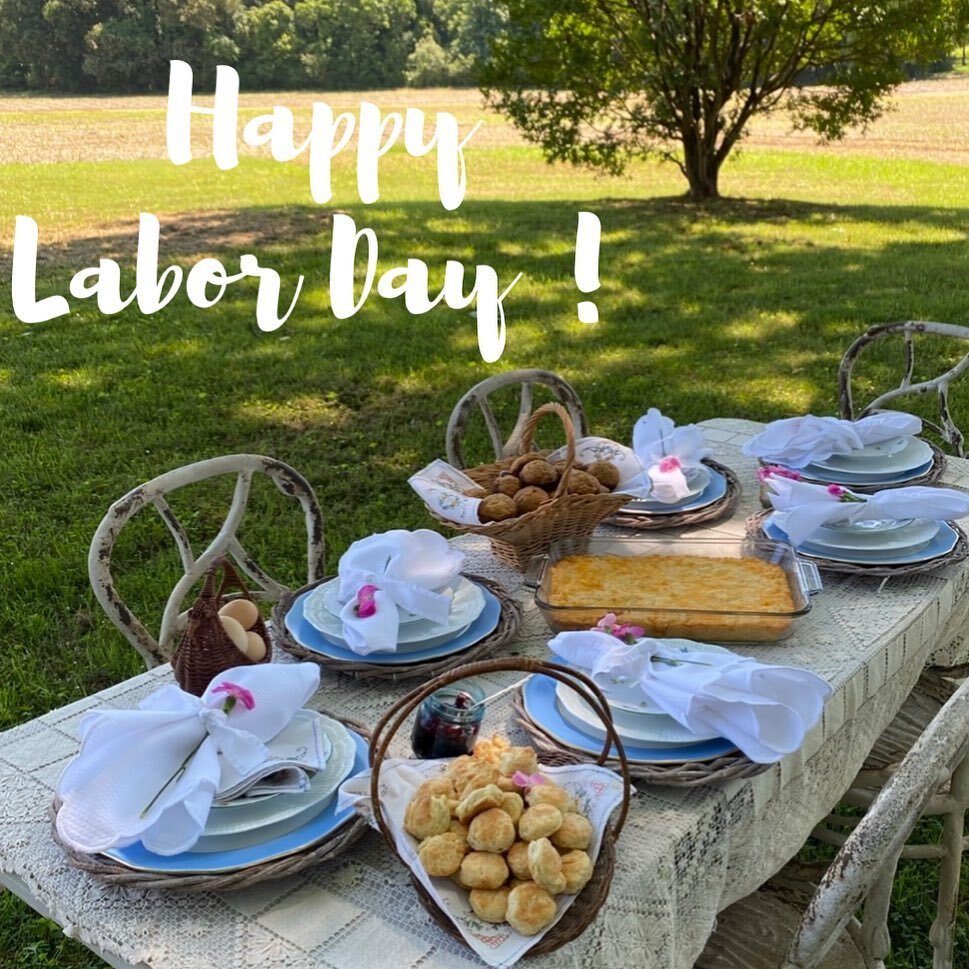Happy Labor Day from our table to yours! We hope you are enjoying the fruit of your labor with friends and family!