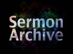 Sermon Archive