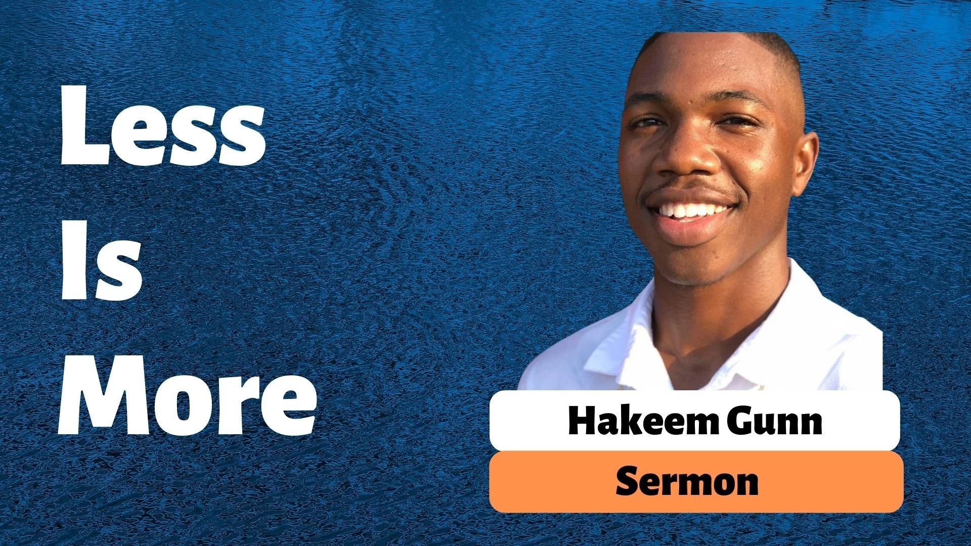 1 Corinthians 3:6-9 – Less Is More