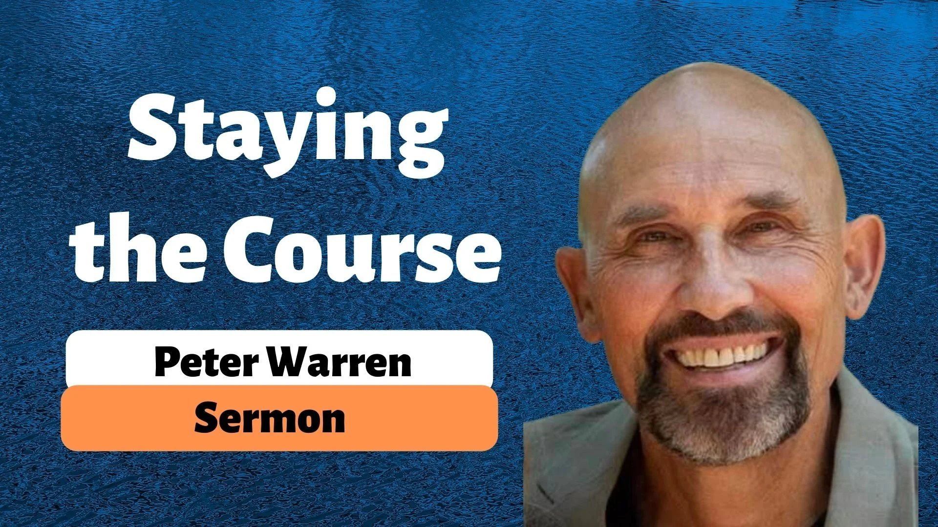 John 11:5-6 - Staying the Course