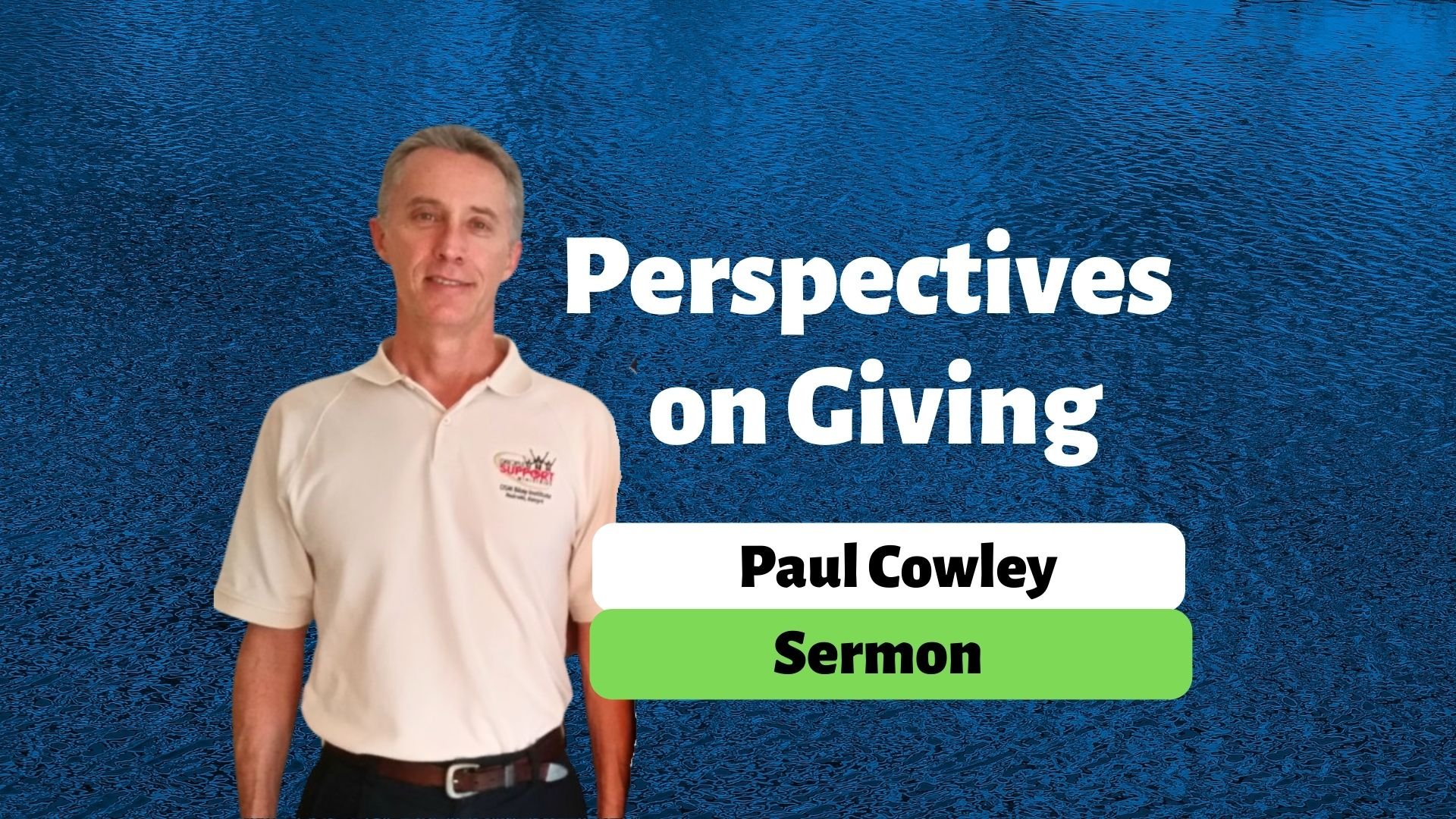 Luke 3 - Perspectives on Giving