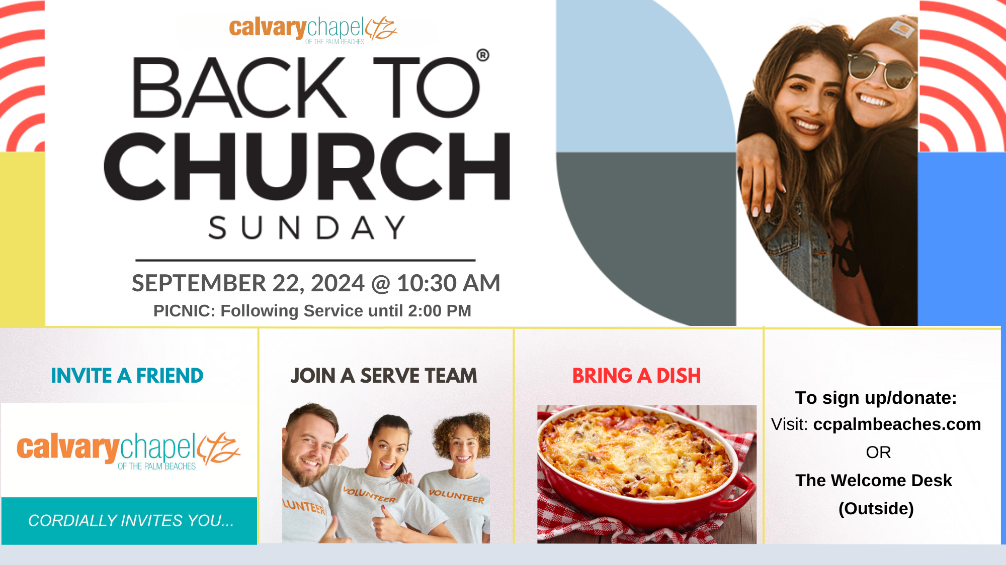 Back to Church Sunday &amp; Picnic