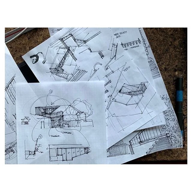 Process sketches of an extension and renovation project we&rsquo;re working on.
.
.

#ArchiSketcher @arch_more #architecturedrawing #sketch_architecture #sketchbook @lewisdrawsthings