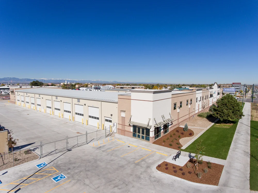 Aerial Photograph of finished construction project