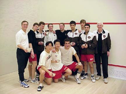 1999-2000 Brown Bears Men's Squash Team. (That's me standing 2nd from left)