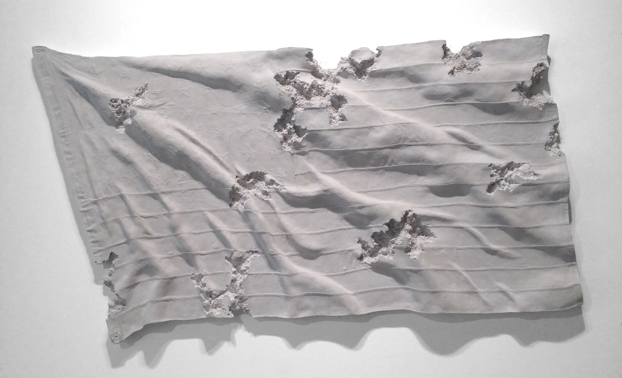 Eroded American Flag _ Glacial Rock