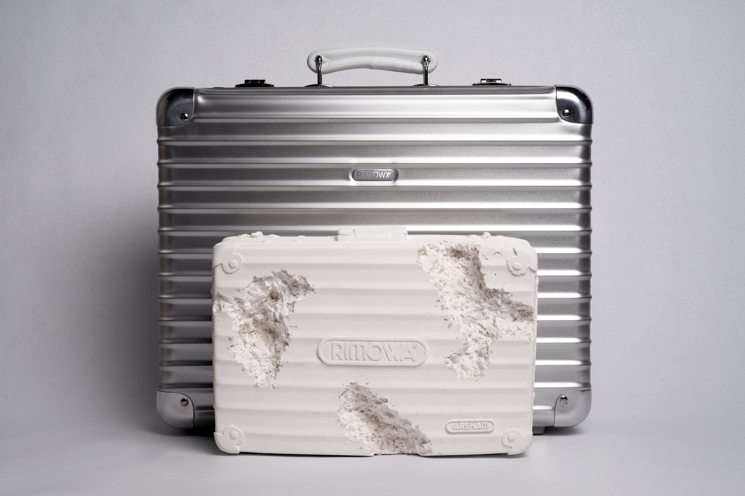 rimowa x daniel arsham eroded attache