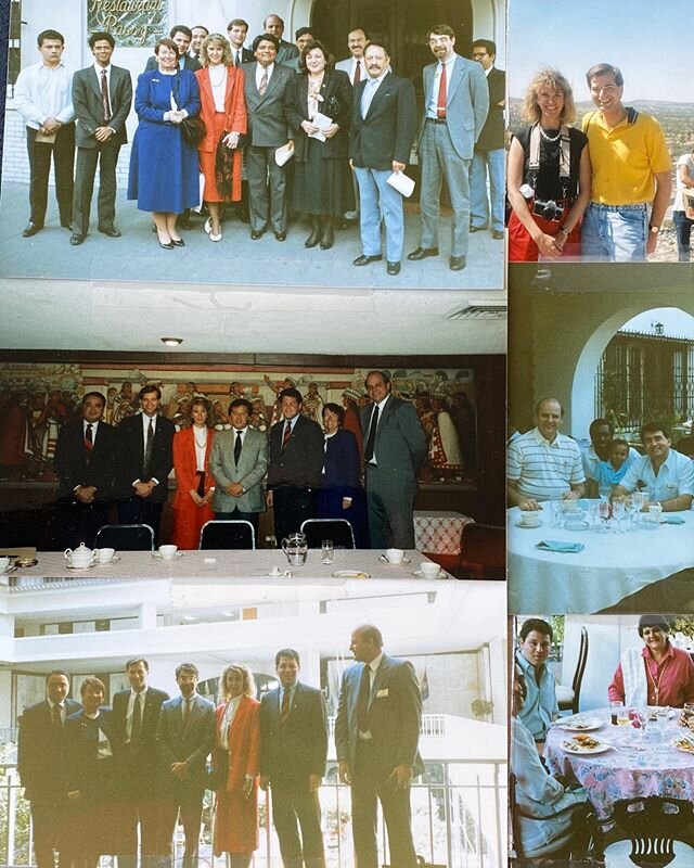 Flashback Monday!  The year was 1989 &amp; SCCG Management  Founder Stephen A. Crystal, Esq. was invited by the American Council of Young Political Leaders to participate  in a political exchange with leaders from the country of Mexico.  At that time