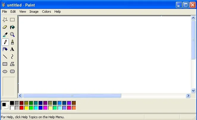 Microsoft Paint, I spent countless hours on this app to just get some concept right