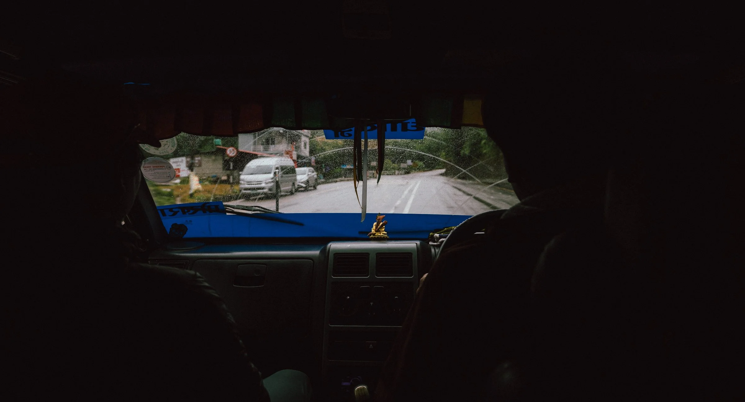 Our drive to Ghandruk in a Tata Sumo 