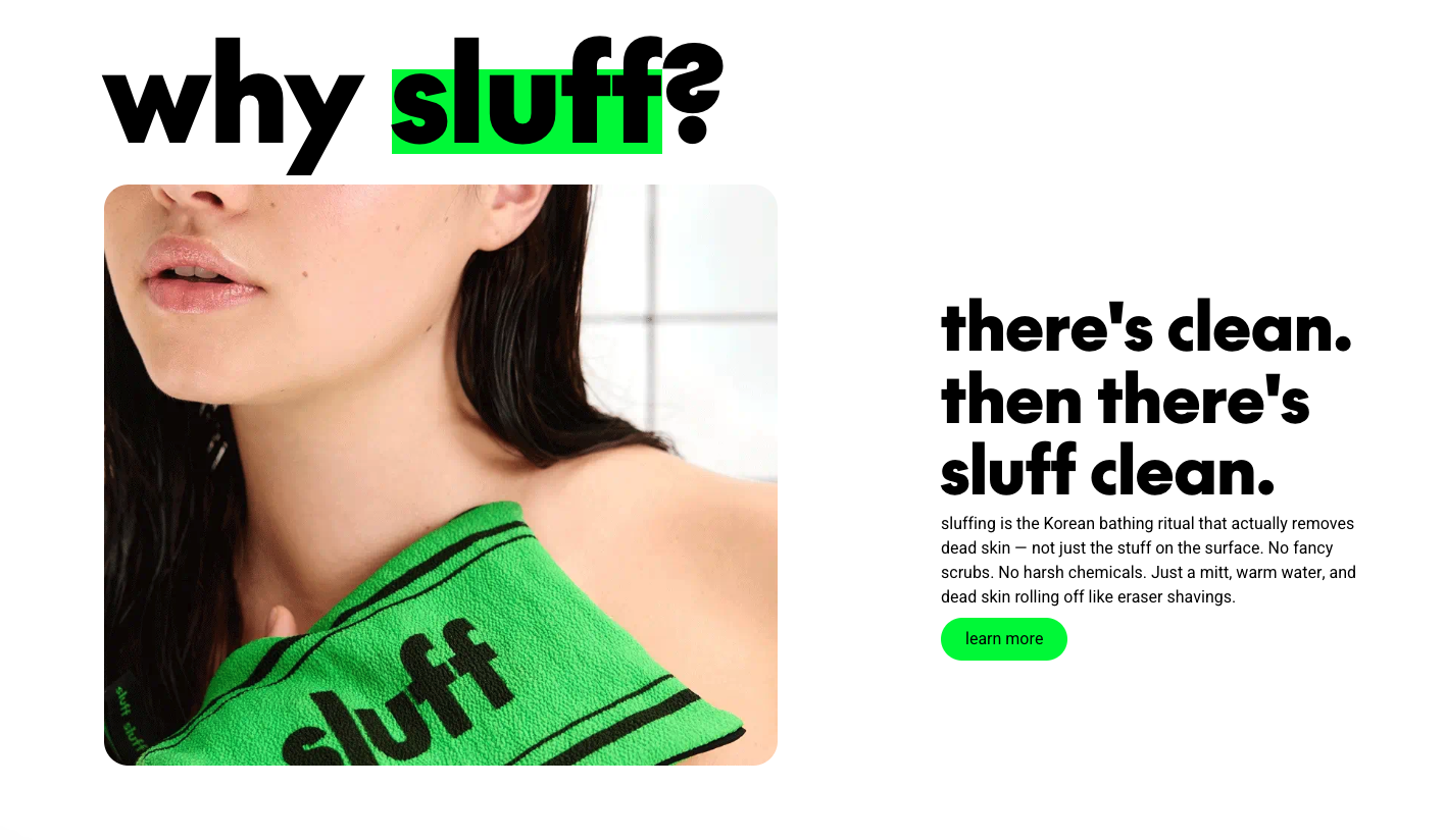 Sluff Brand Identity, Web