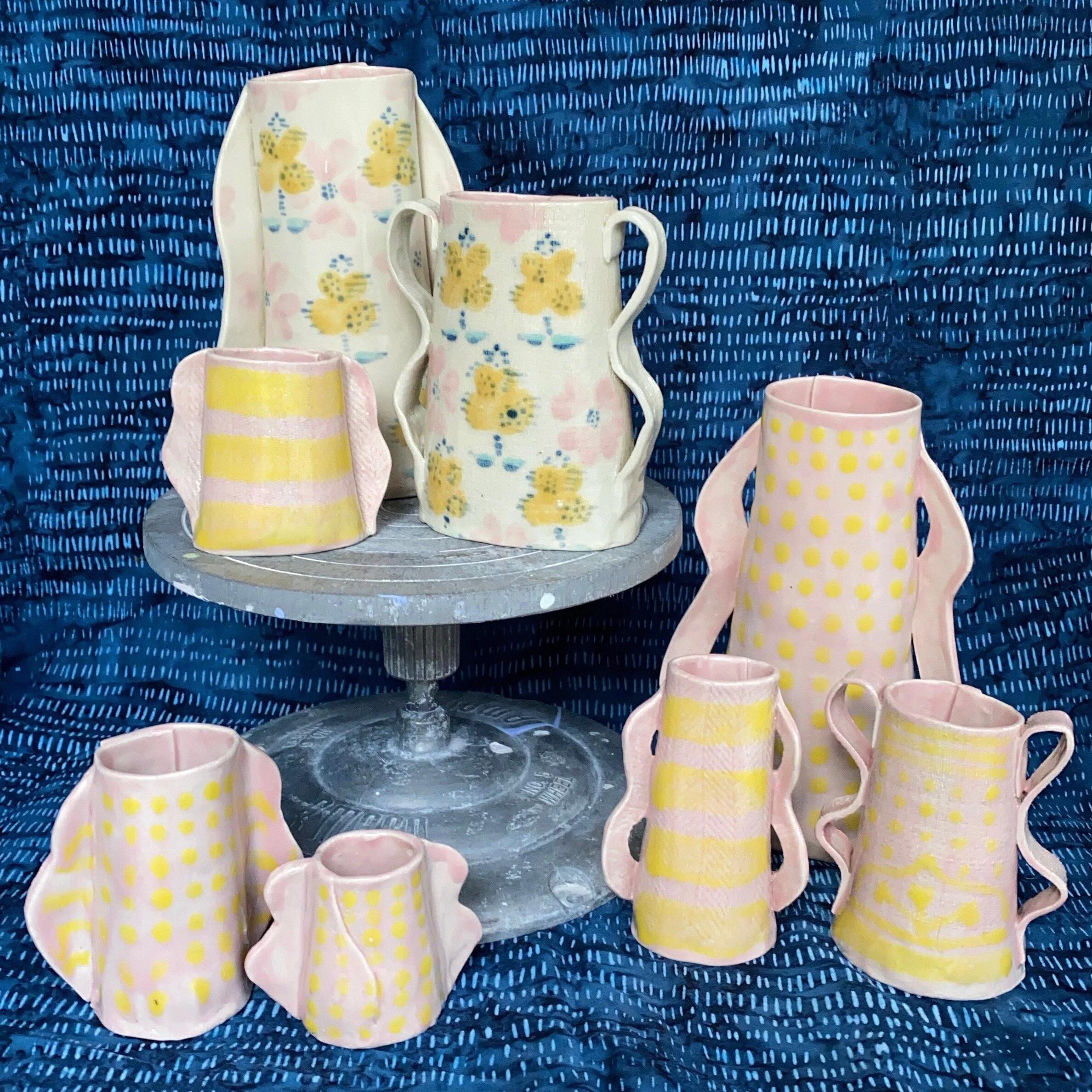 vase with handles