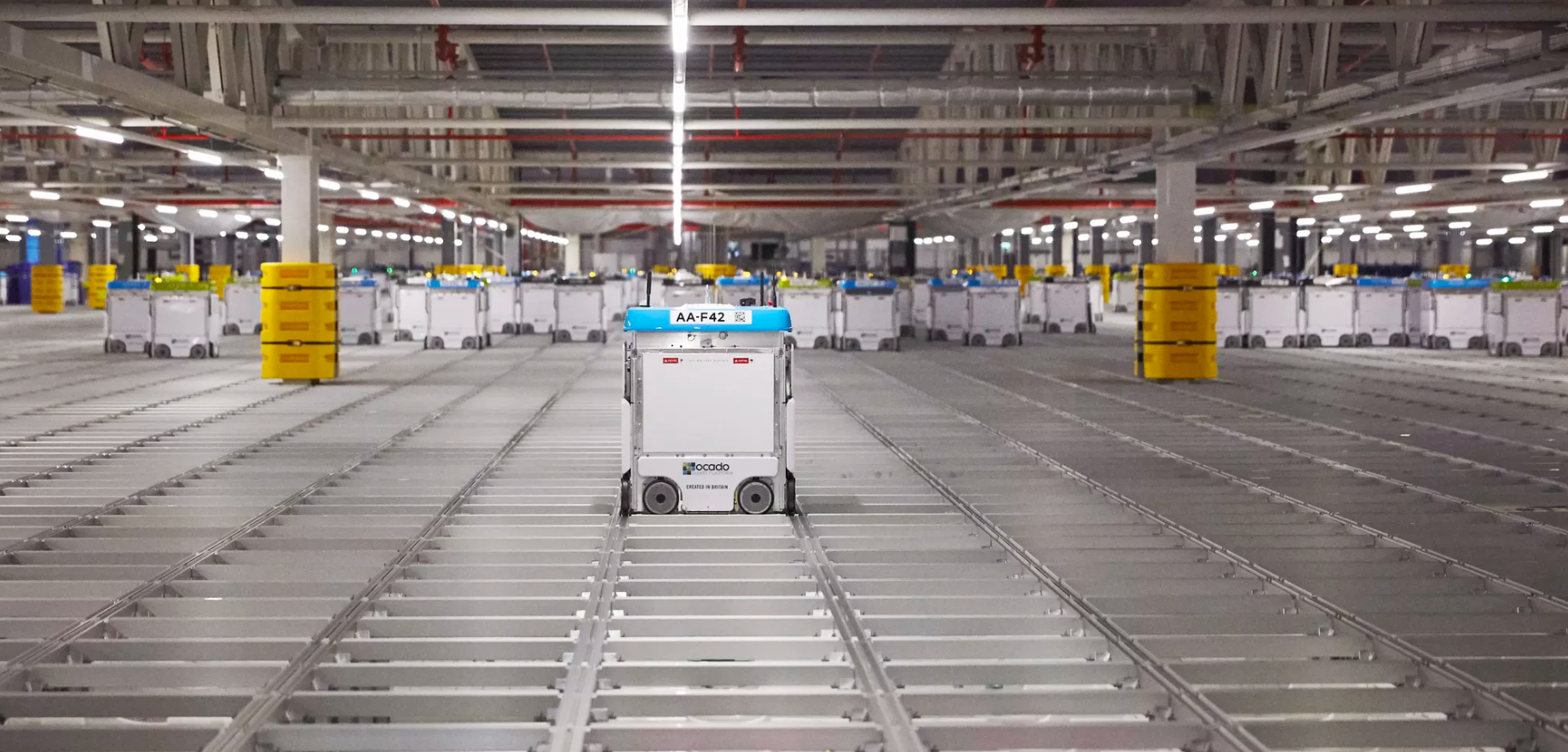 WELCOME TO THE AUTOMATED WAREHOUSE OF THE FUTURE