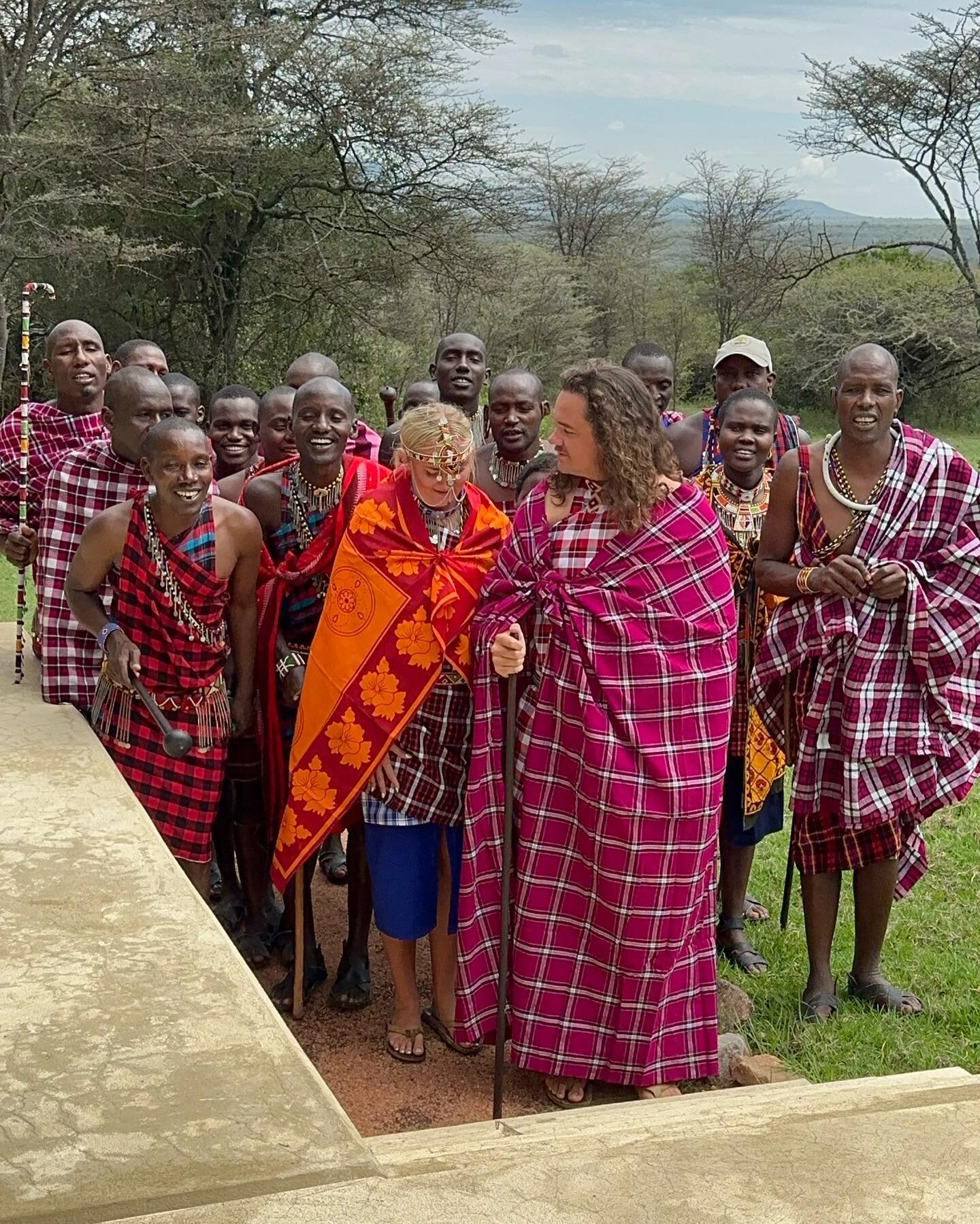 Honeymoon stop #3: 

Instinct of the Mara Lodge from @secludedafricalodges. This stay featured so many unforgettable moments. 

Upon arriving, the staff (who come from the local Maasai tribe), heard we recently got married and asked if they could per