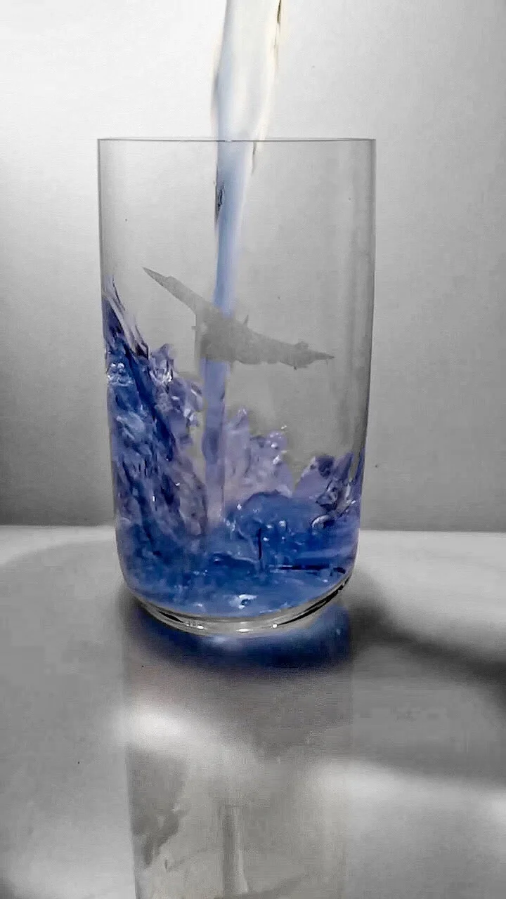 Laser Engraved Concorde Water Glasses