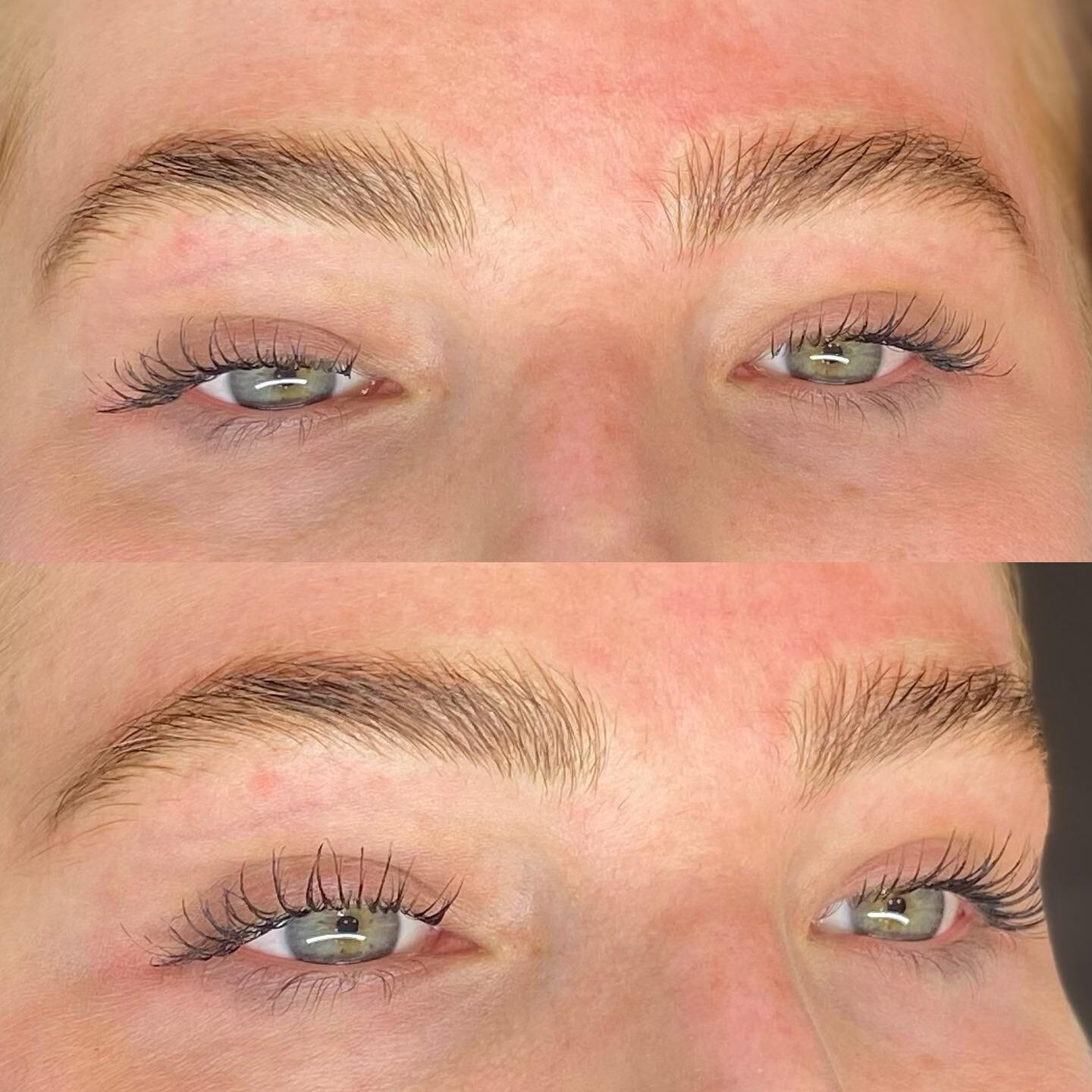 Beautiful first session of microblading. Swipe left to see her before. ✌️