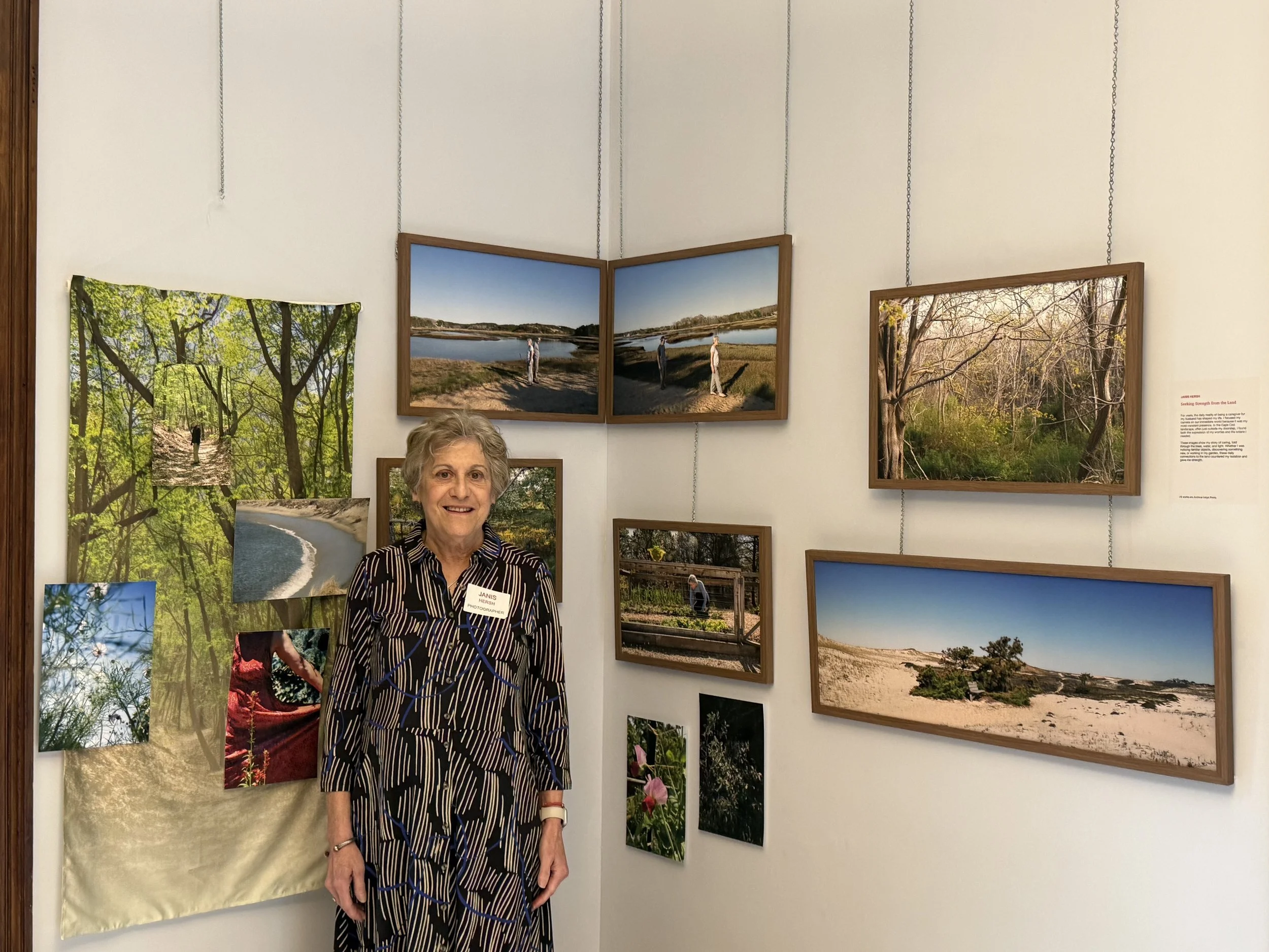 The artist and installation