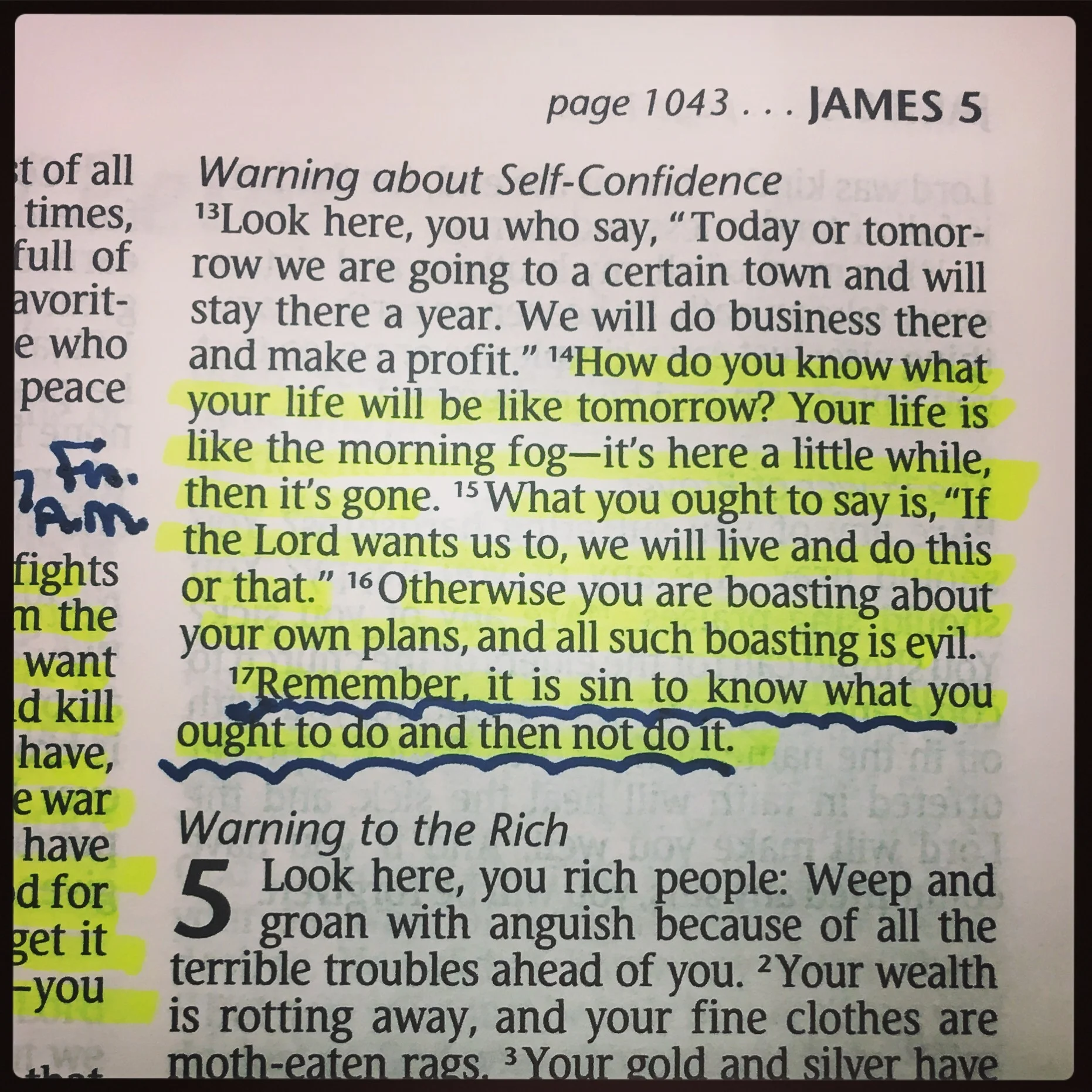 James 4:13-17