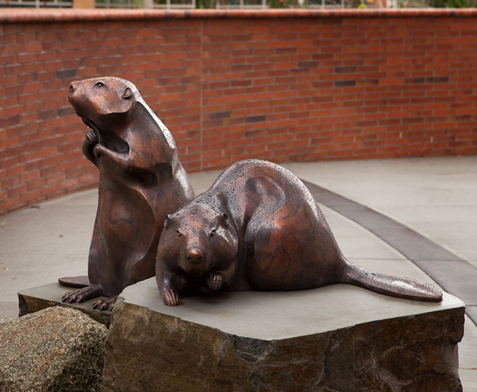 Rip Caswell Bronze Sculpture Kaiser Permanente Westside Medical 