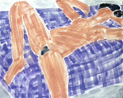 Tan Nude Purple Spread (06-M11), 2006Oil on Canvas  42 x 52 x 1 in.