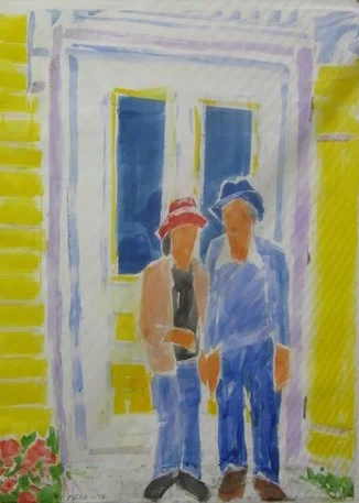 Untitled, 2004Watercolor on Paper   45 x 34 in.