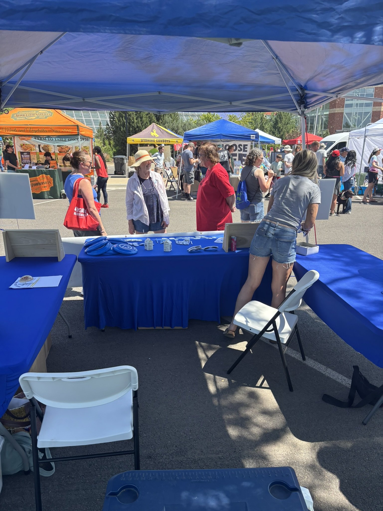 More Laramie County Democrats engaging Cheyenne residents at Superday.
