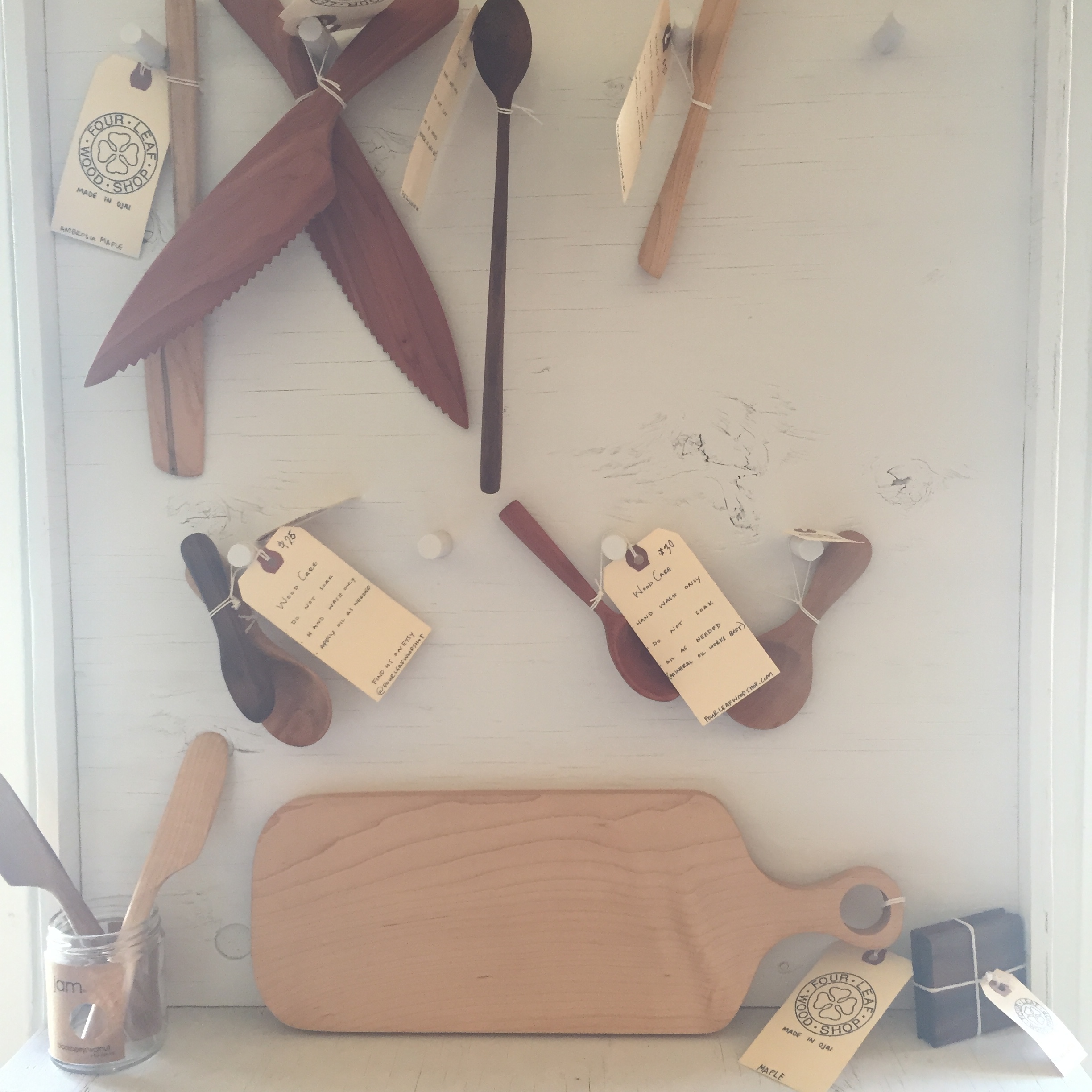 Primitive wares for sale and Knead Baking Company