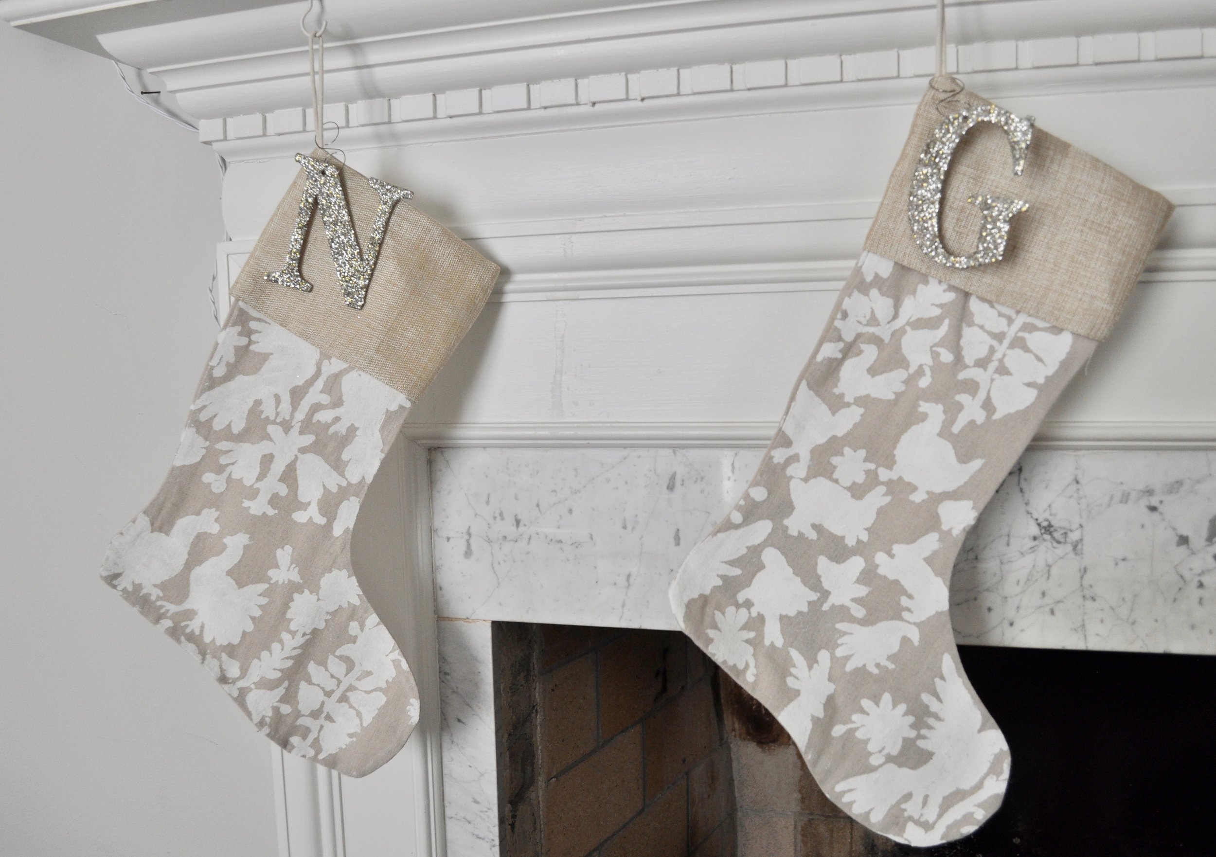 Otomi Christmas Stockings | @beesandbubbles