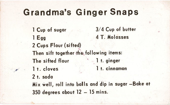 Grandma's Ginger Snaps | @beesandbubbles