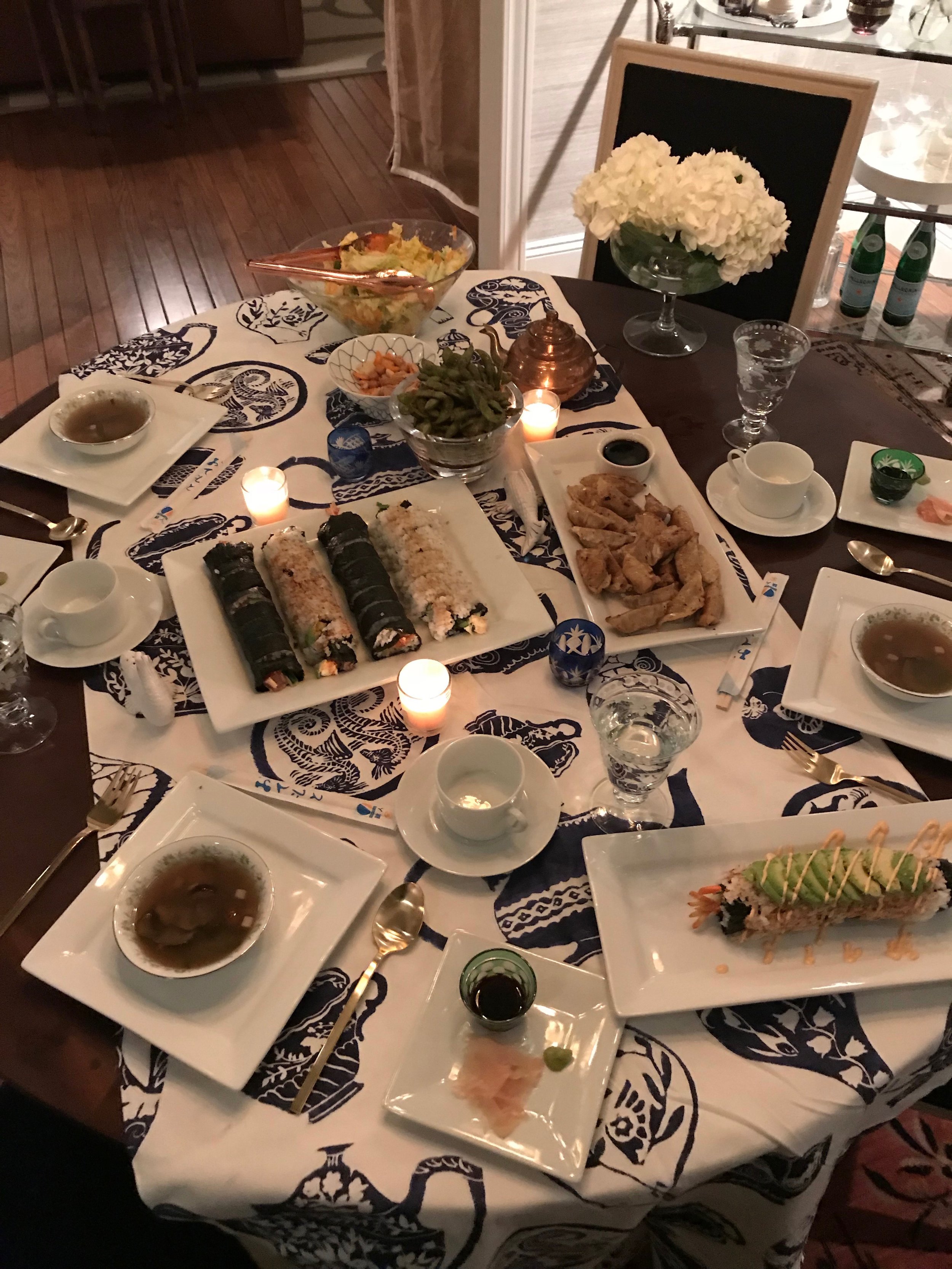 A happy sushi night!