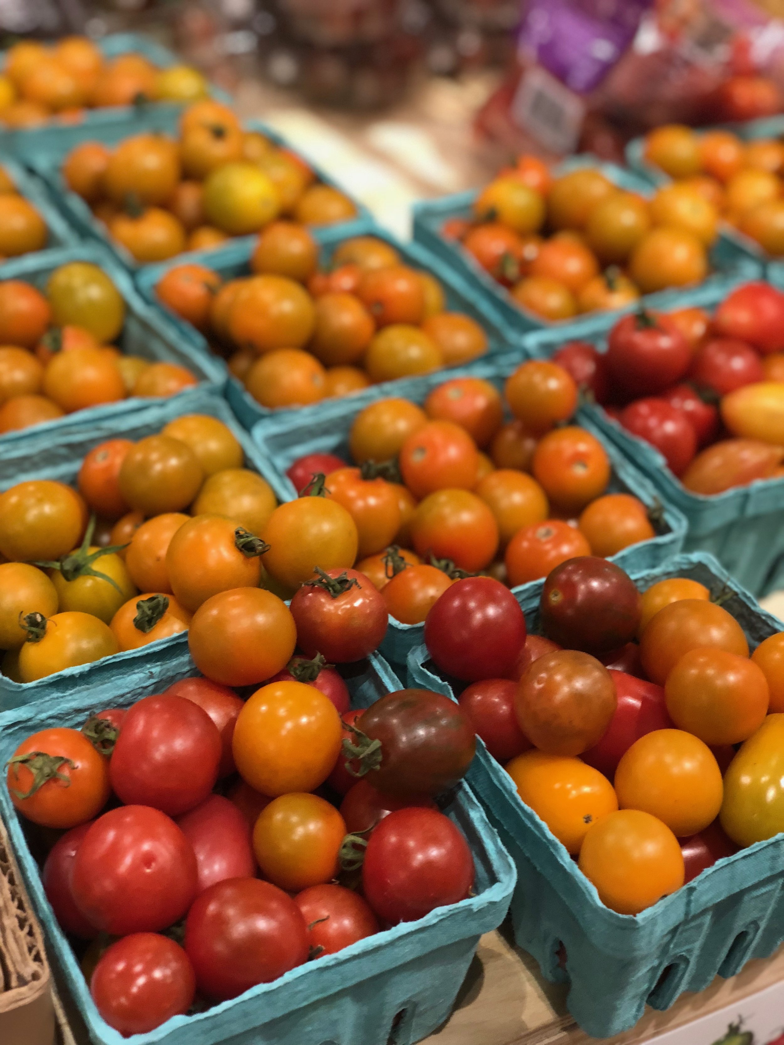 Beautiful, organic tomatoes
