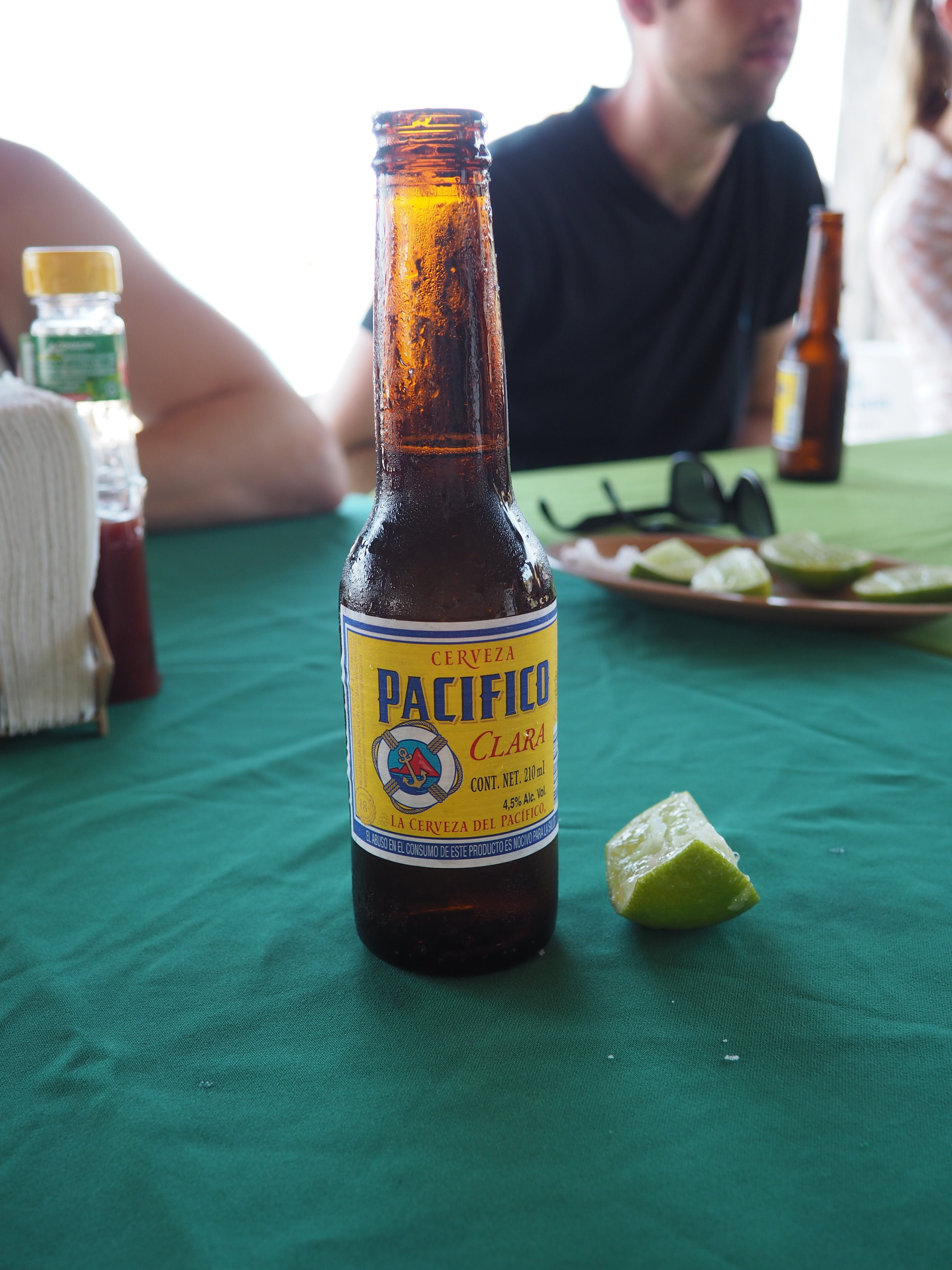 Pacifico (with copious amounts of lime)