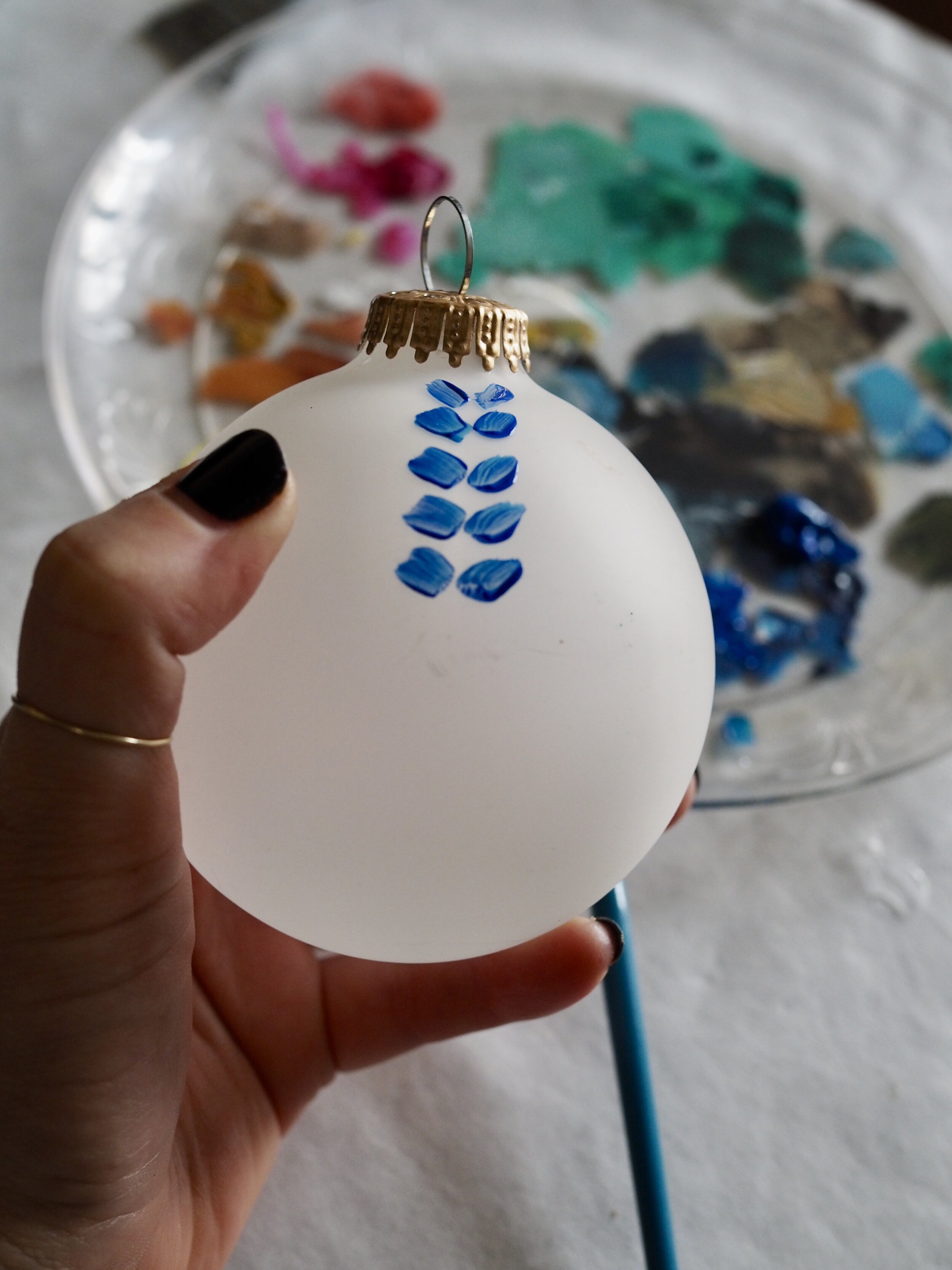Hand-painted ornament