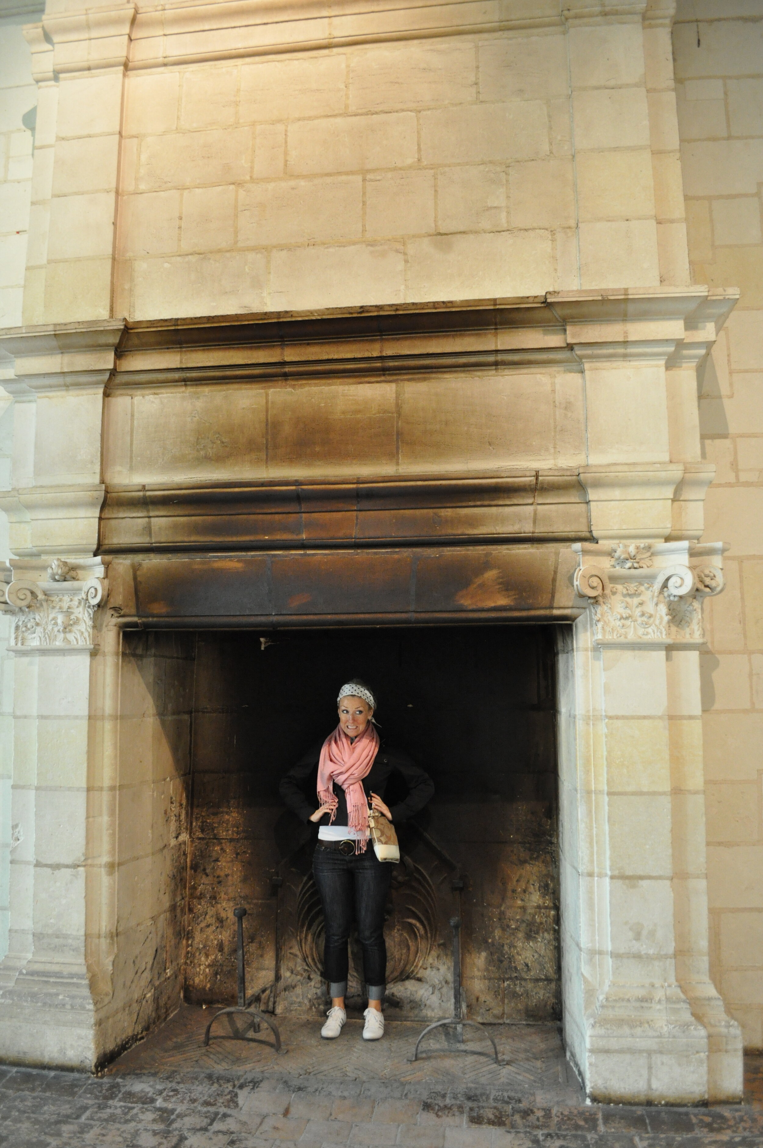 Enormous fireplaces