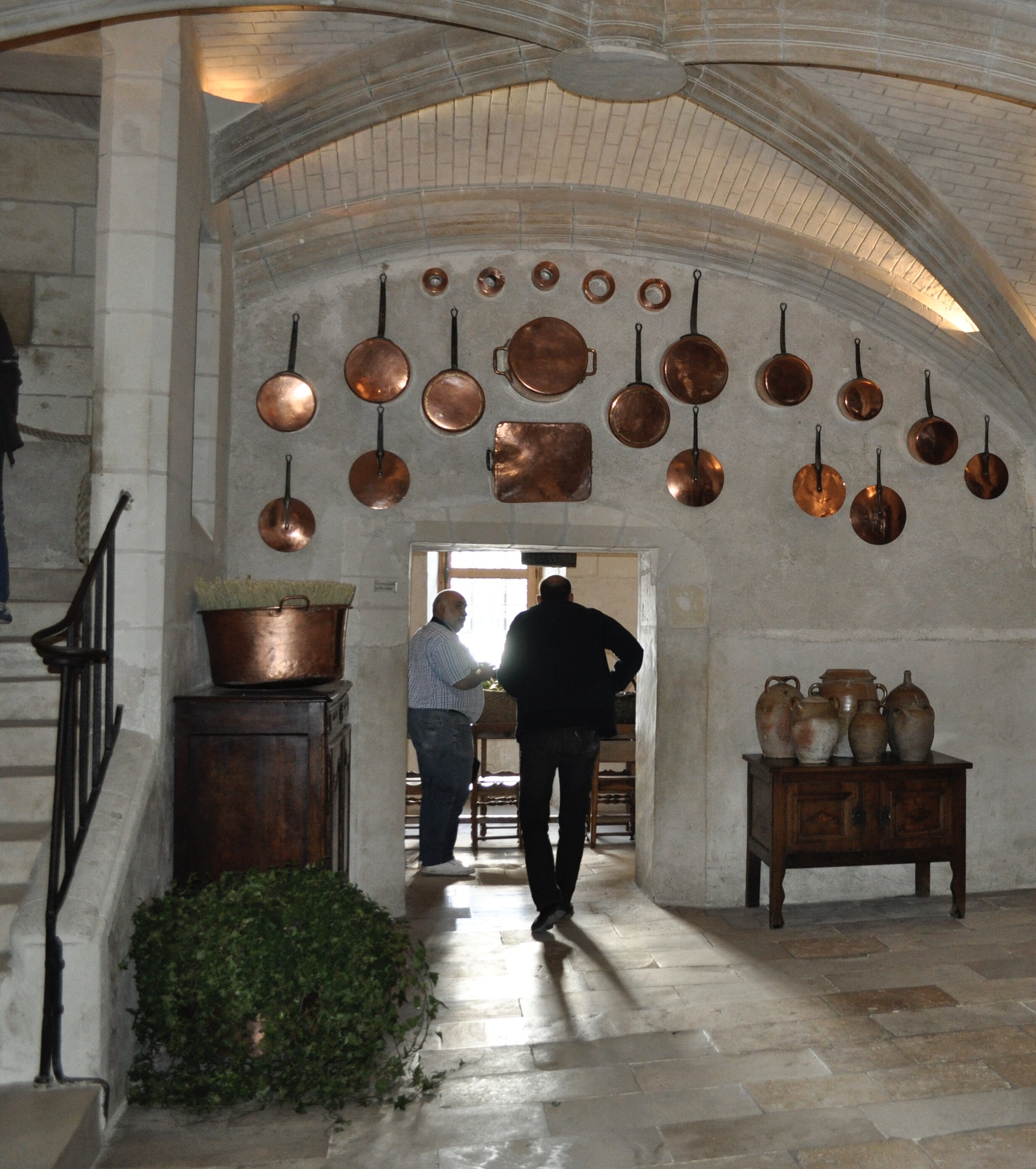 The kitchens at Chenonceau