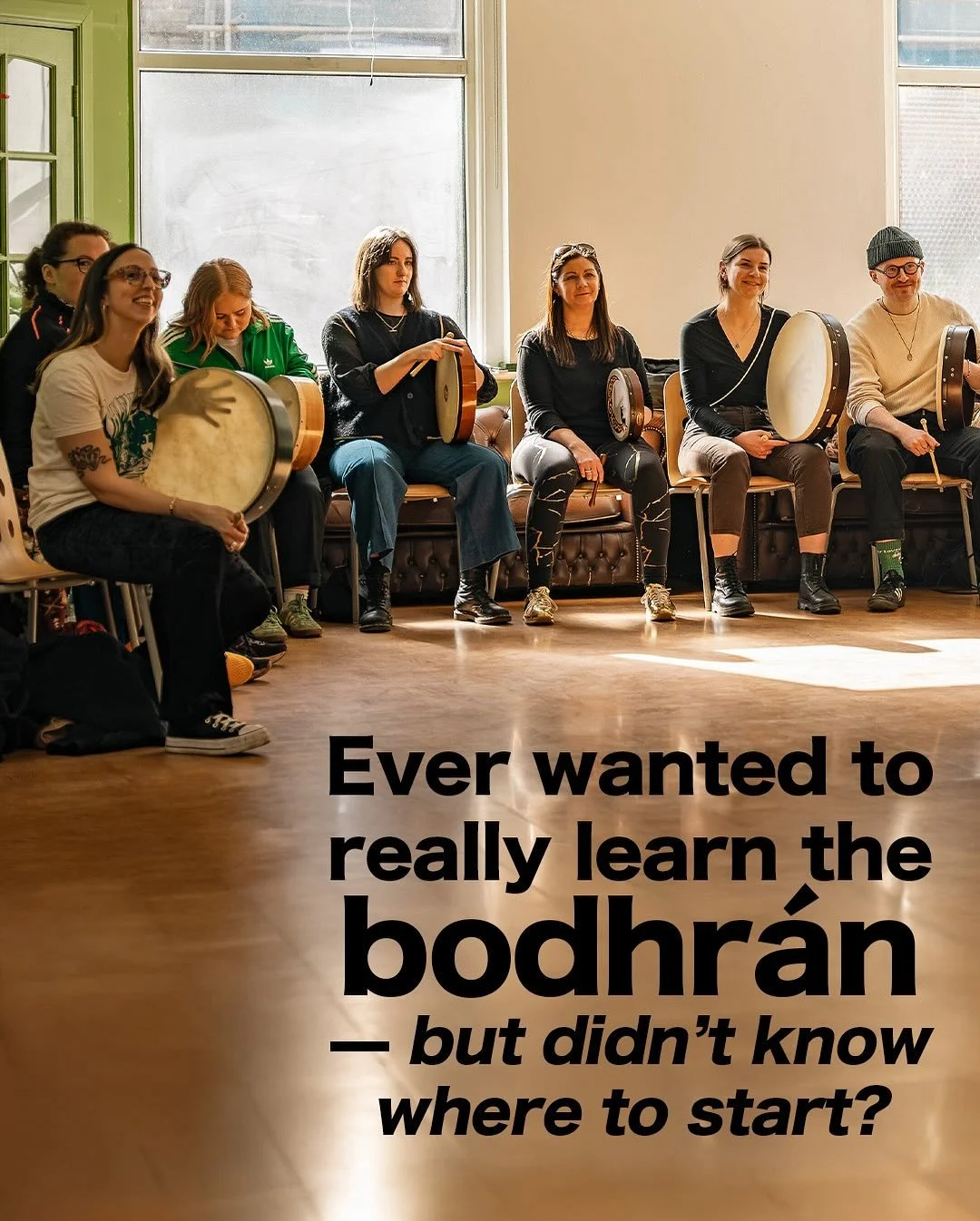 The Autumn Bodhr&aacute;n Accelerator is here! 🥁
Over 8 weeks, you&rsquo;ll get the structure, focus, and support to take your playing to the next level: 🎧 Access to all 3 of my online bodhr&aacute;n courses (12+ hours of video lessons &amp; practi