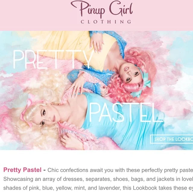 Pretty Pastel Shoot // Pinup Girl Clothing