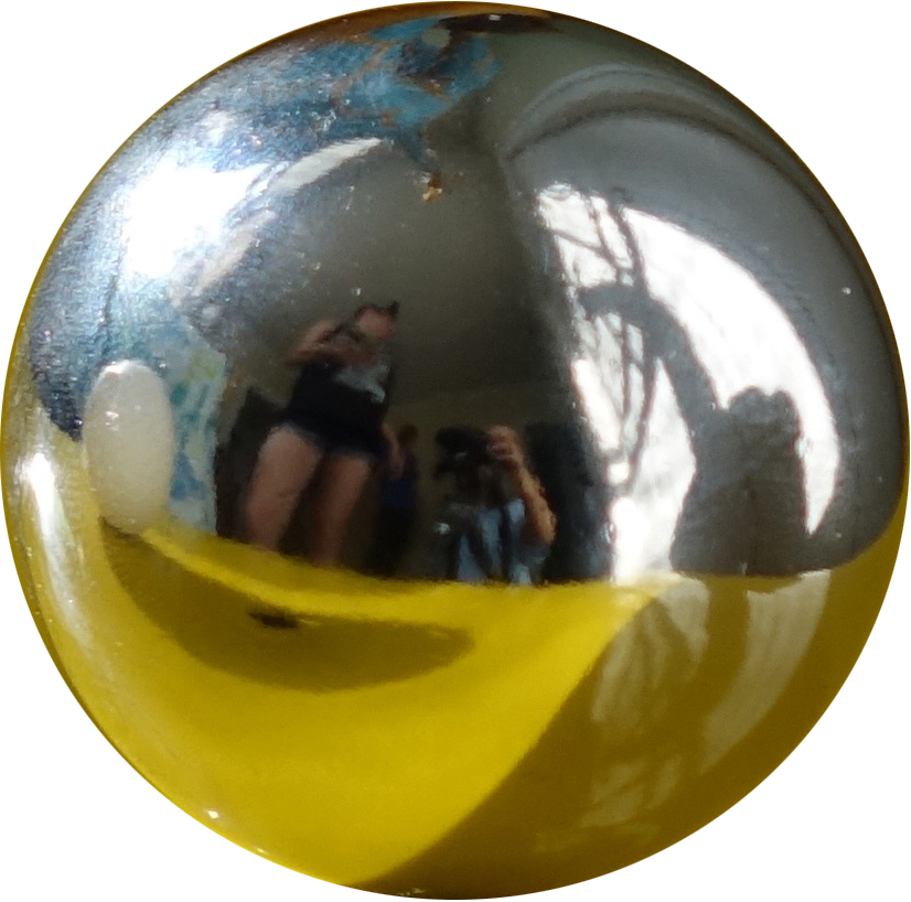 Chrome ball cut to be used for Skydome