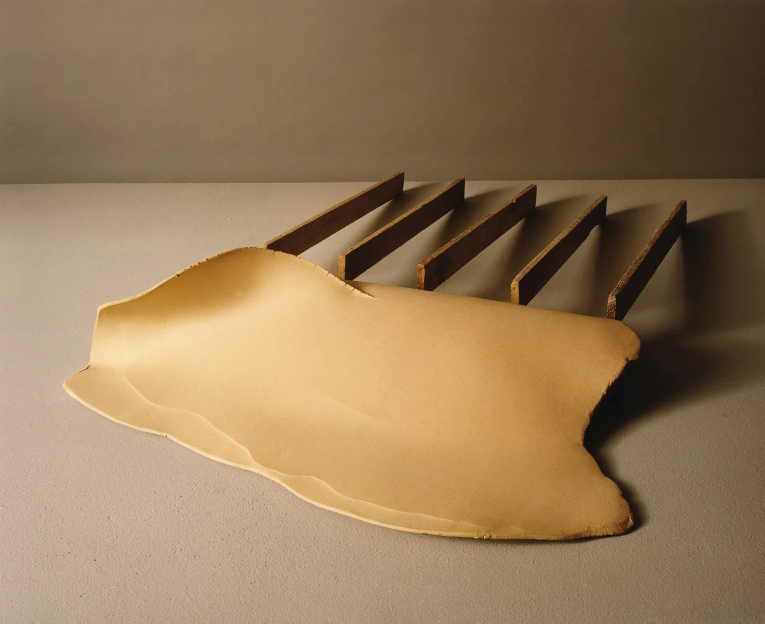 #4, 22"x 31"x 9" Clay and Wood, 1980