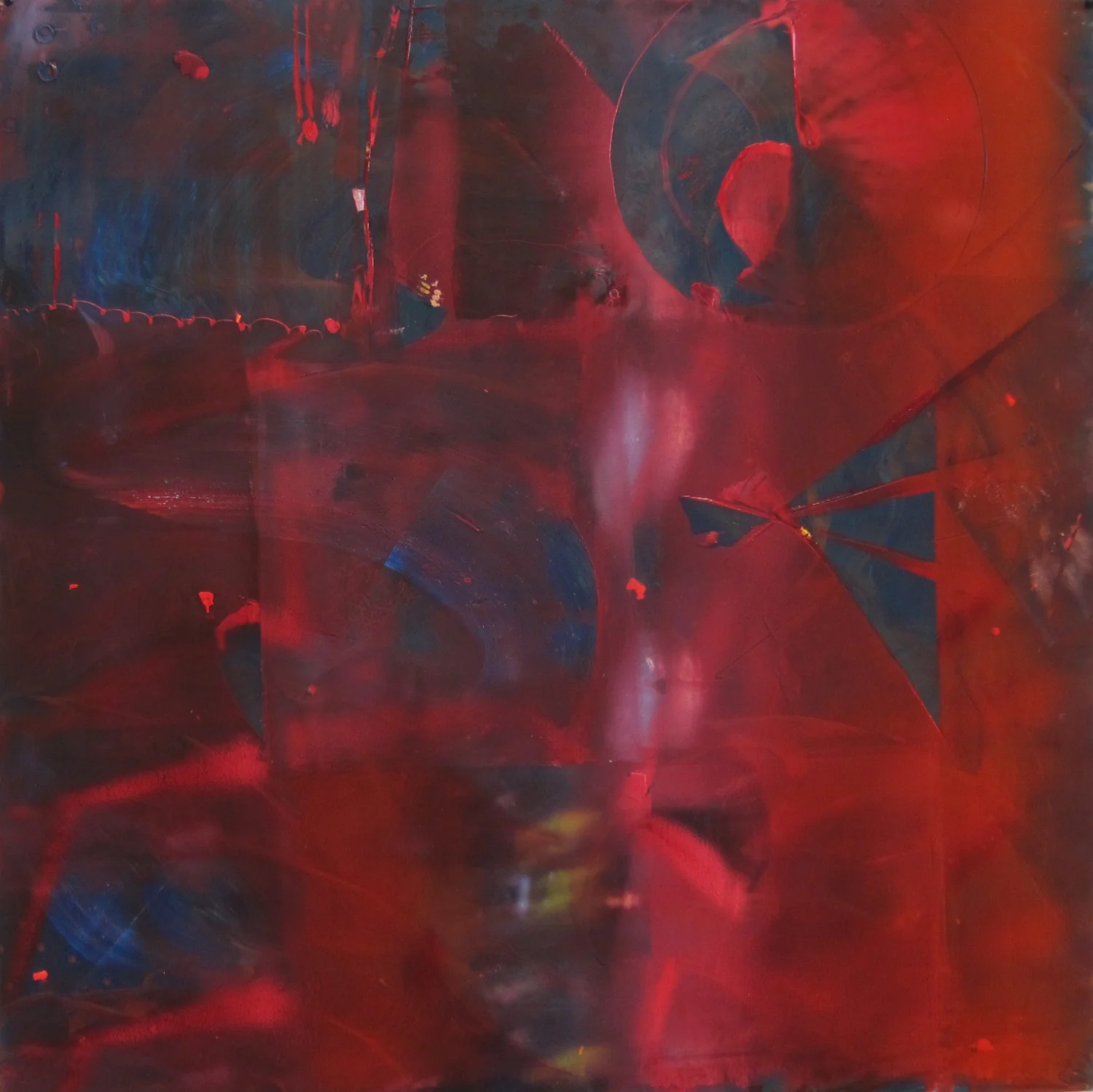 #17, 14 x 14 inches, oil on panel, 2017
