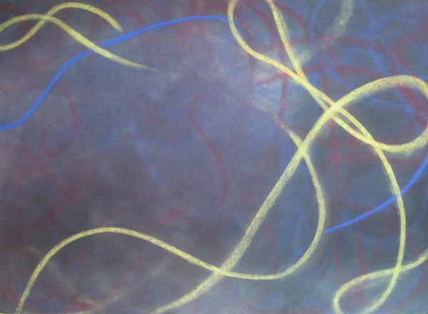 Unraveled , 29 x 41 inches, Pastel on Paper, 2007
