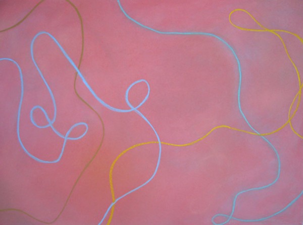 Riding the Wave , 29 x 41 inches, Pastel on Paper, 2007