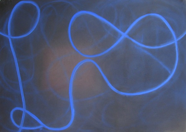 Blue and Beyond , 29 x 41 inches, Pastel on Paper, 2007