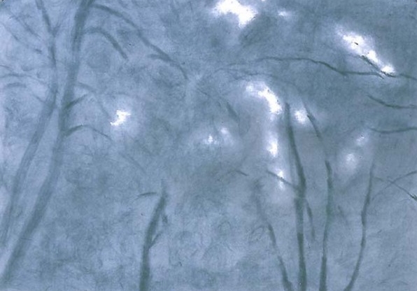 Breakthrough , pastel on paper, 38x27 inches, 2002