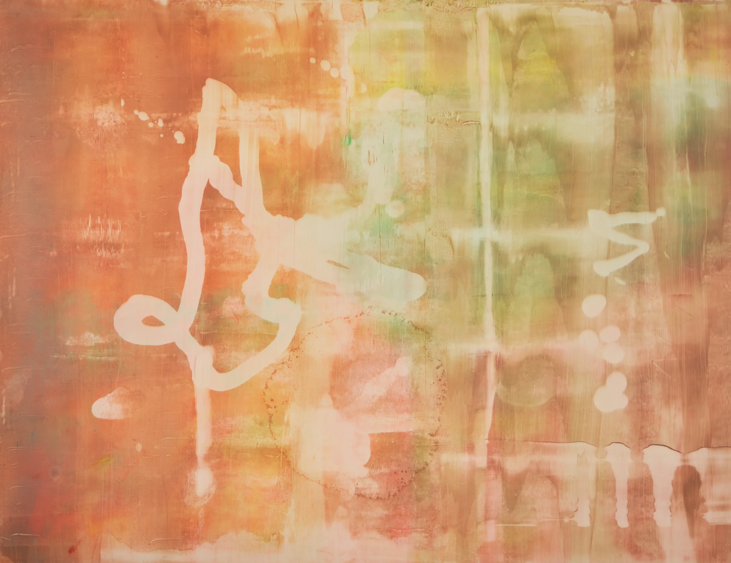 Pentimento #11, 20” x 26”, oil on paper