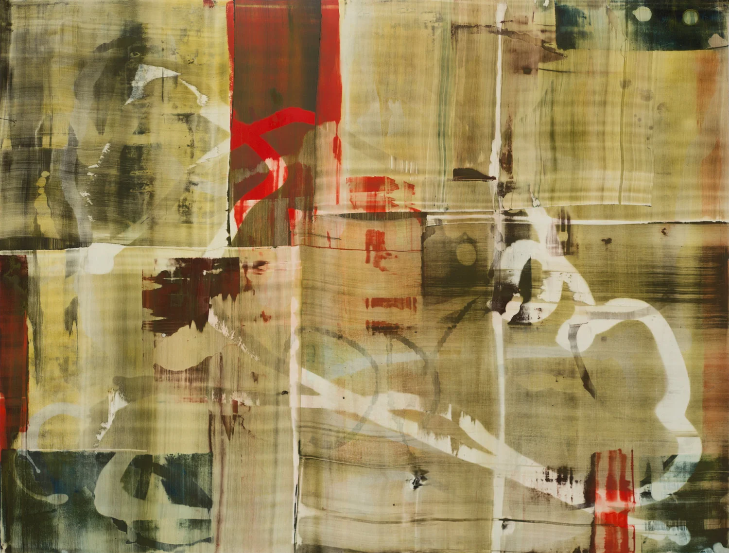 Pentimento #3, 20” x 26” oil on paper