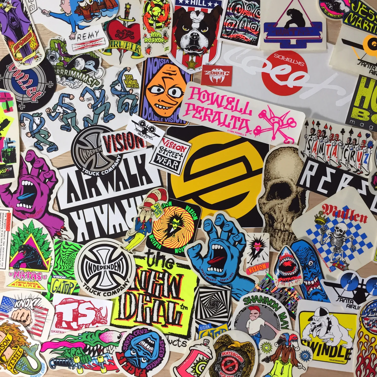 Vintage skateboard stickers for sale — Joe Kral
